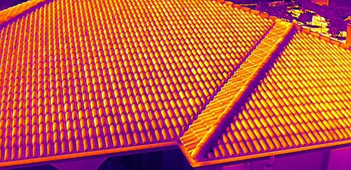 Termogramma di moduli fotovoltaici