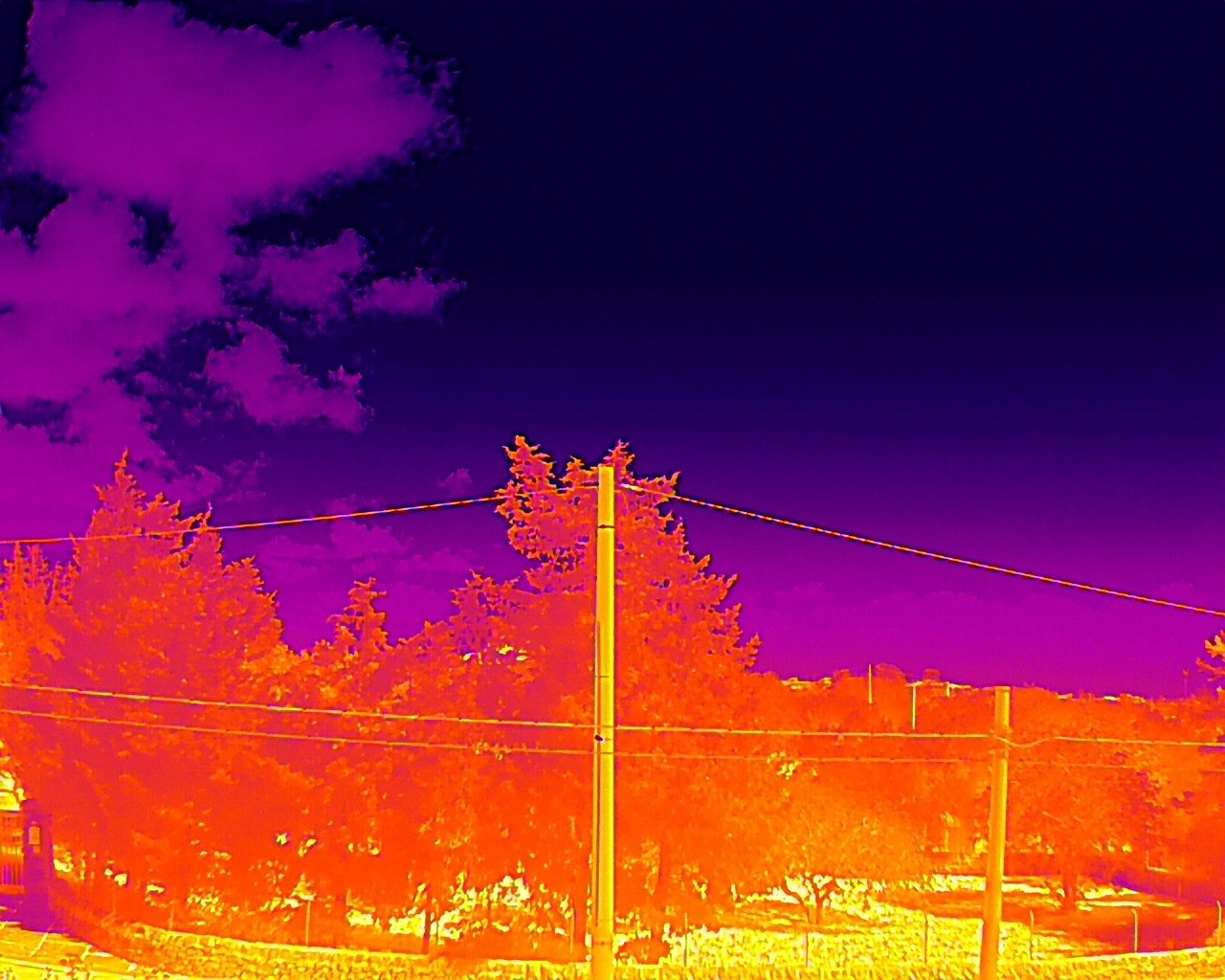 Thermal image of infrastructure